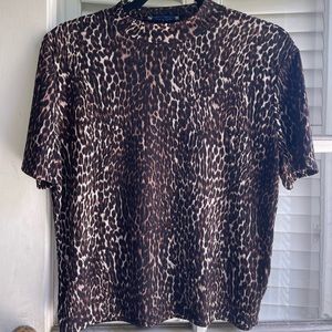 Super cute Cheetah print Zara top